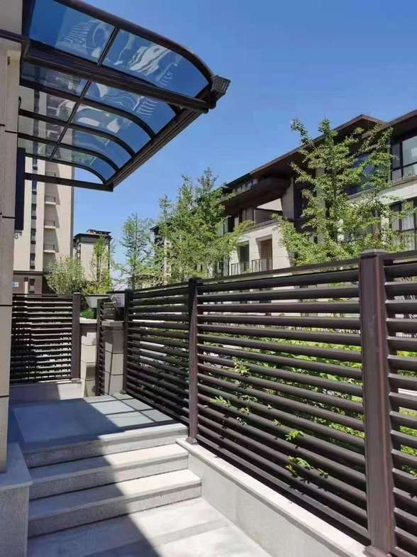 Aluminum Wood Composite Slats